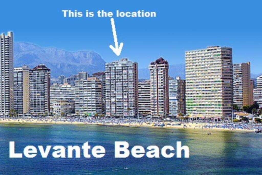 Seafront Luxury Levante Beach / Primera Linea Playa Levante Бенідорм Екстер'єр фото
